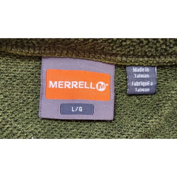 Merrell Pullover Sweatshirt Size Large Green. NICE! - Picture 5 of 6